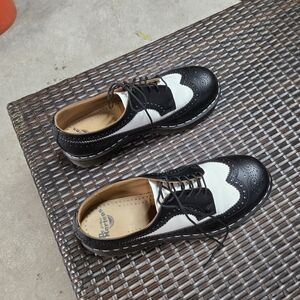 Dr. Martens Black and White Oxfords